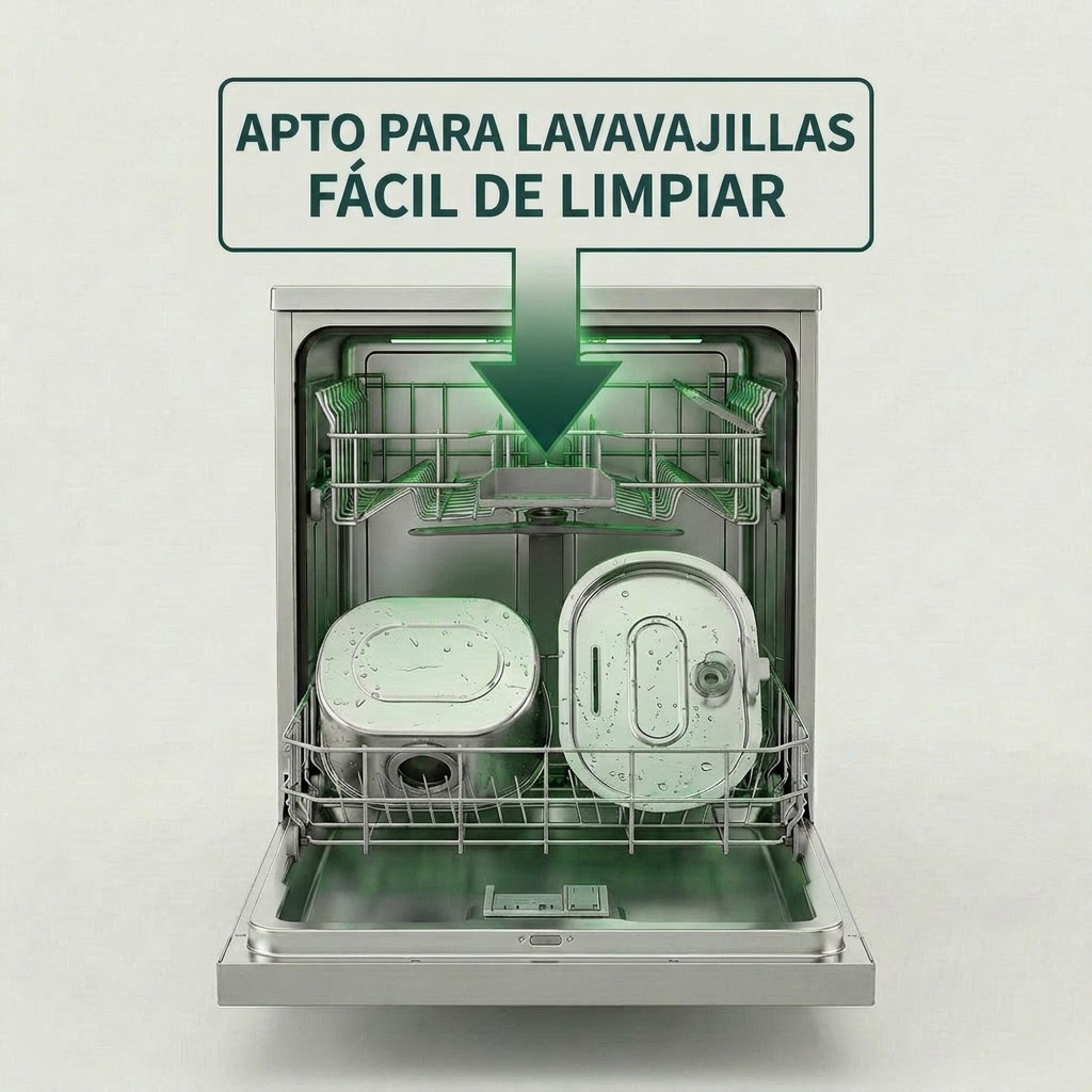 Apta para lavavajillas